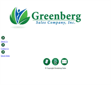 Tablet Screenshot of greenbergsales.com